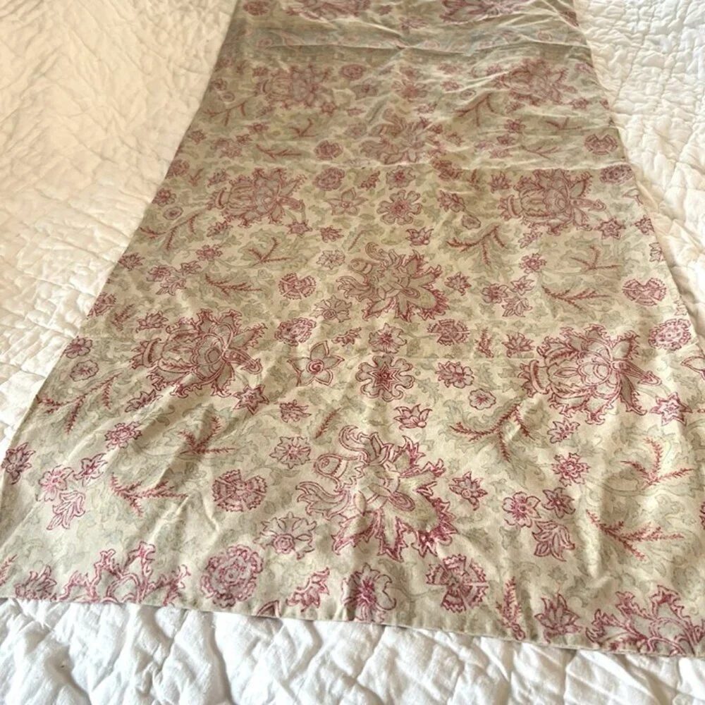 Vintage Ralph Lauren Cotton USA Amelia‎ Floral King Pillowcase Paisley Cottage